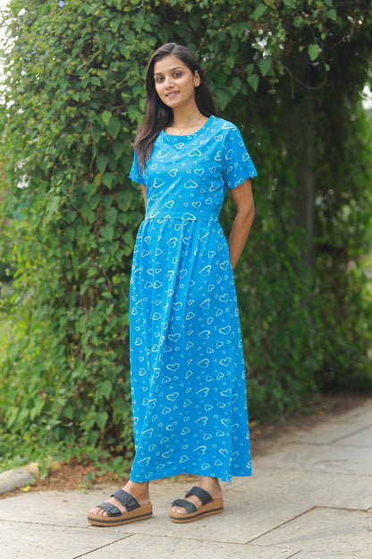 LOTUS 1 - ZIPLESS FEEDING MATERNITY WEAR FULL LENGTH