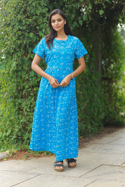 LOTUS 1 - ZIPLESS FEEDING MATERNITY WEAR FULL LENGTH