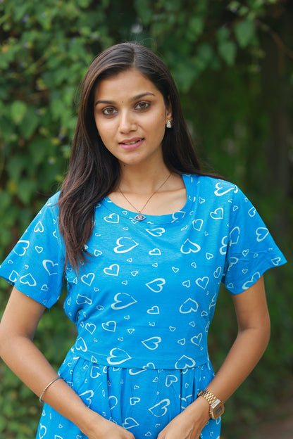 LOTUS 1 - ZIPLESS FEEDING MATERNITY WEAR FULL LENGTH