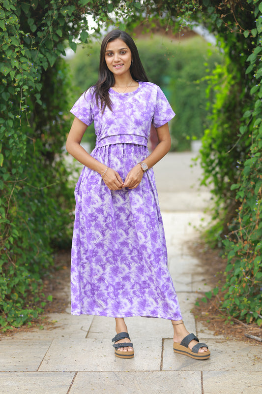 LOTUS 2 - ZIPLESS FEEDING MATERNITY WEAR FULL LENGTH