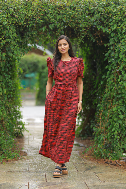 LOTUS 5 - ZIPLESS FEEDING MATERNITY WEAR FULL LENGTH