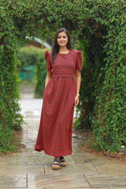 LOTUS 5 - ZIPLESS FEEDING MATERNITY WEAR FULL LENGTH