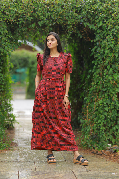 LOTUS 5 - ZIPLESS FEEDING MATERNITY WEAR FULL LENGTH