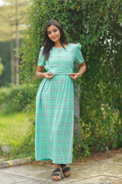 LOTUS 9 - ZIPLESS FEEDING MATERNITY WEAR FULL LENGTH