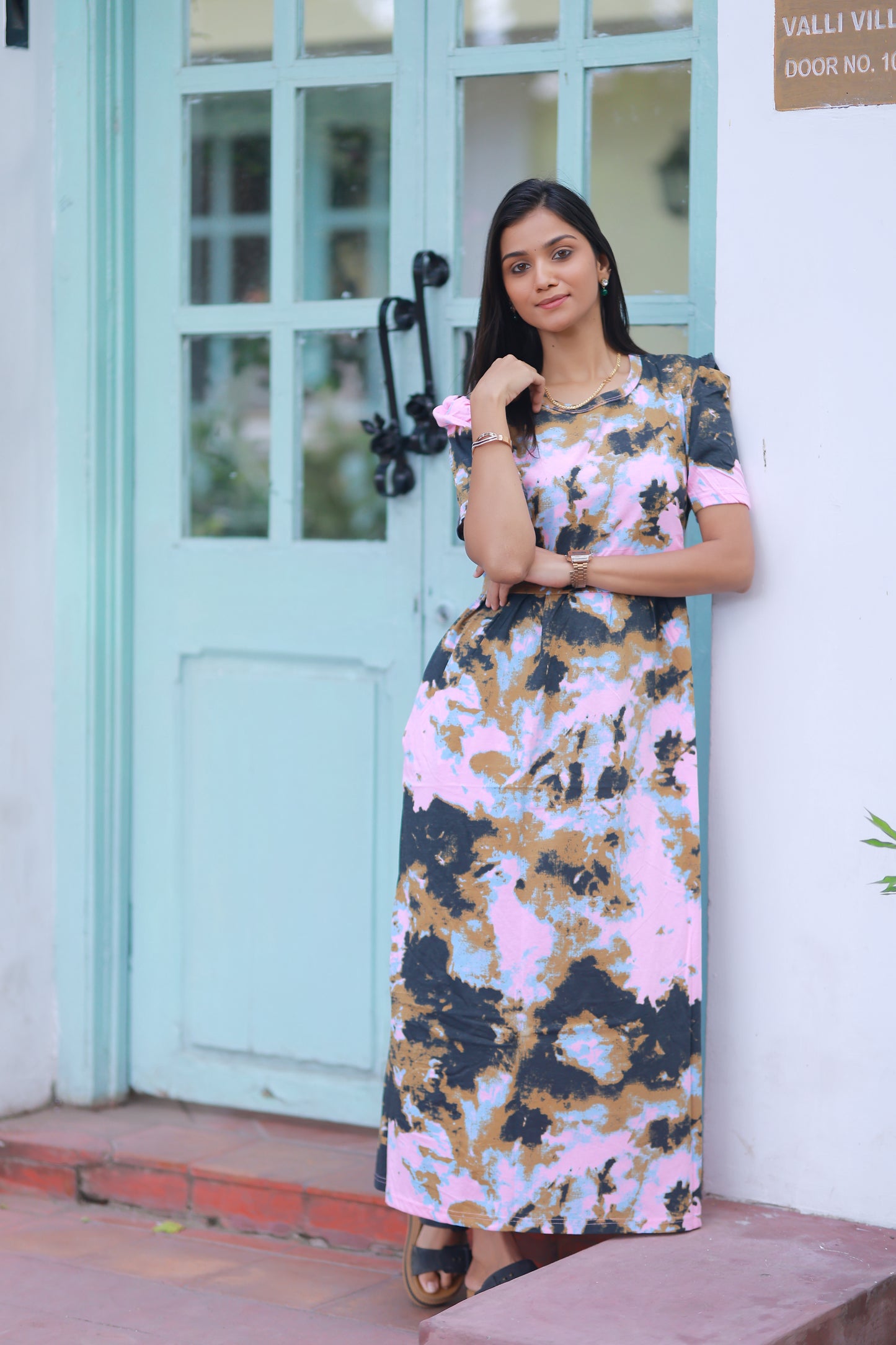 AMBAAL 40- ZIPLESS FEEDING MATERNITY WEAR FULL LENGTH