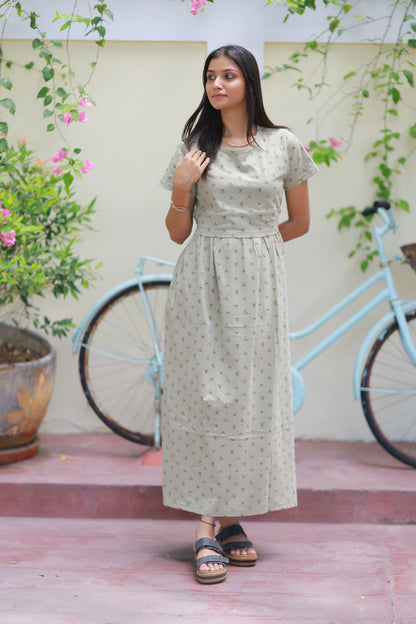 AMBAAL 47- ZIPLESS FEEDING MATERNITY WEAR FULL LENGTH