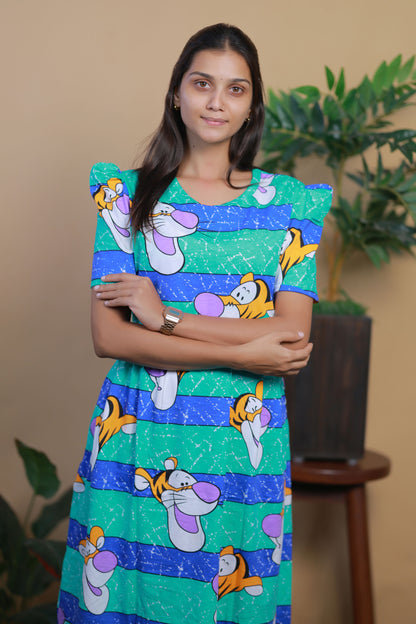 AMBAAL 10- ZIPLESS FEEDING MATERNITY WEAR FULL LENGTH